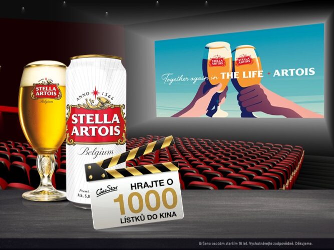 Stella Artois Billa soutěž lístky do kina Cinestar