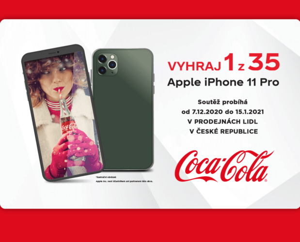 soutěž Coca-Cola Lidl mobilní telefon iPhone